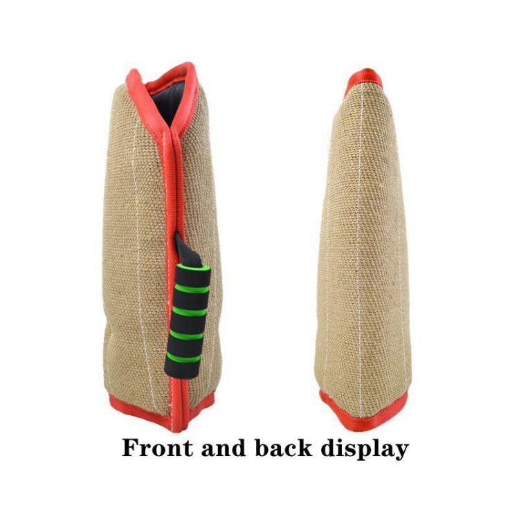 Red Twill Jute Training Dog Bite Sleeve Open Sleeve Protector Pet Products by bashfashion