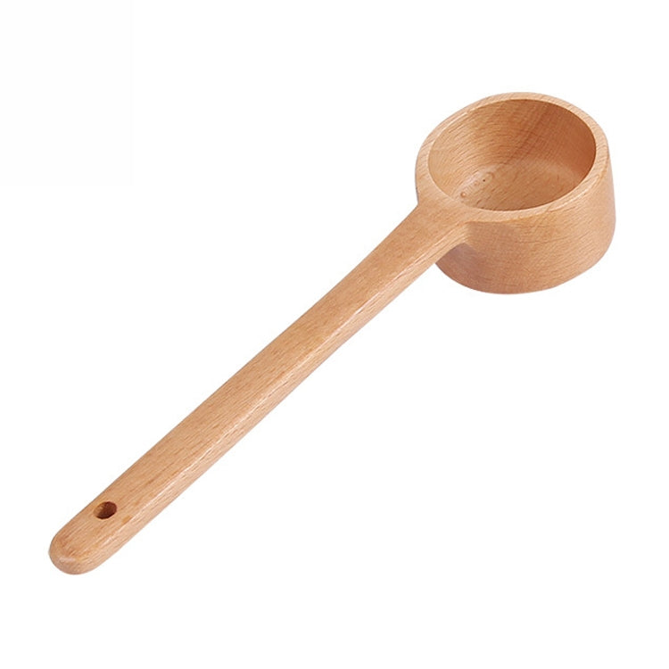 Long-Handled Wooden Spoon Seasoning Spoon Dessert Coffee Milk Tea Spoon Medium by bashfashion
