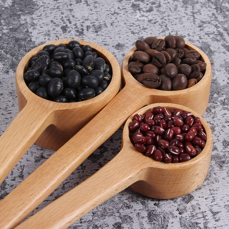 Long-Handled Wooden Spoon Seasoning Spoon Dessert Coffee Milk Tea Spoon Large by bashfashion