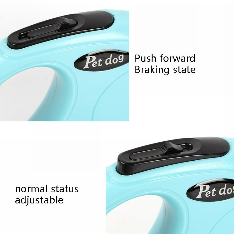 Pet Leash Automatic Retractable Dog Leash 5m(Black) by bashfashion