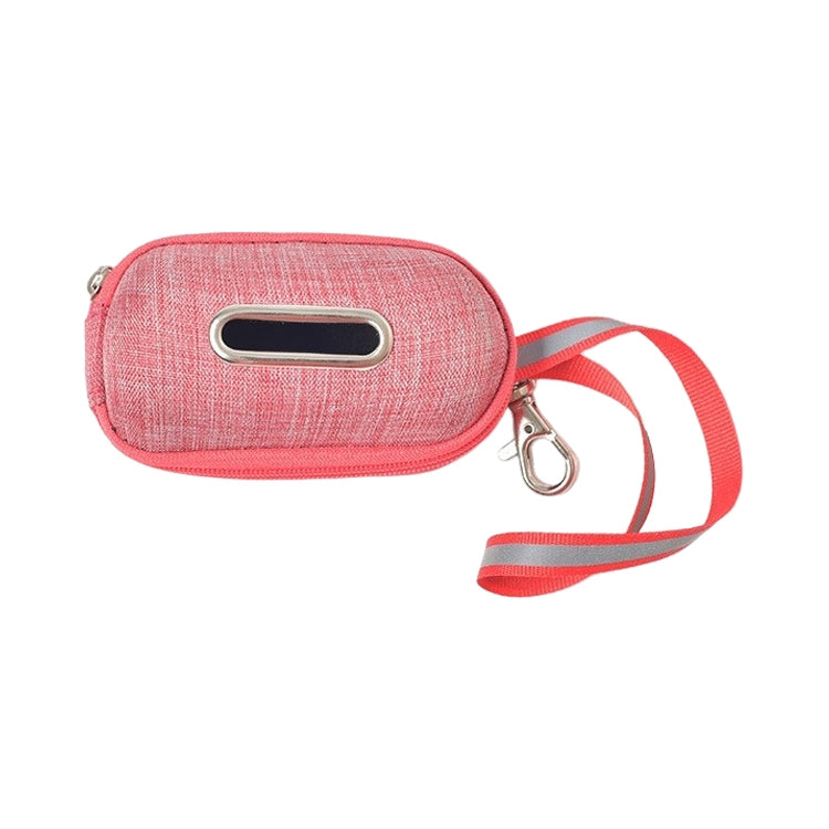 Pet Cleaning Supplies Linen Dog Picking Up Litter Box Garbage Bag Convenient Storage Box(Pink) by bashfashion