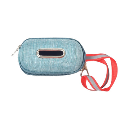 Pet Cleaning Supplies Linen Dog Picking Up Litter Box Garbage Bag Convenient Storage Box(Blue) by bashfashion