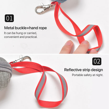 Pet Cleaning Supplies Linen Dog Picking Up Litter Box Garbage Bag Convenient Storage Box(Pink) by bashfashion