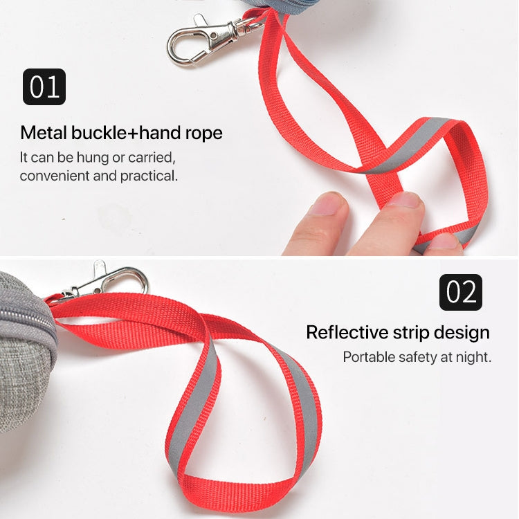 Pet Cleaning Supplies Linen Dog Picking Up Litter Box Garbage Bag Convenient Storage Box(Blue) by bashfashion