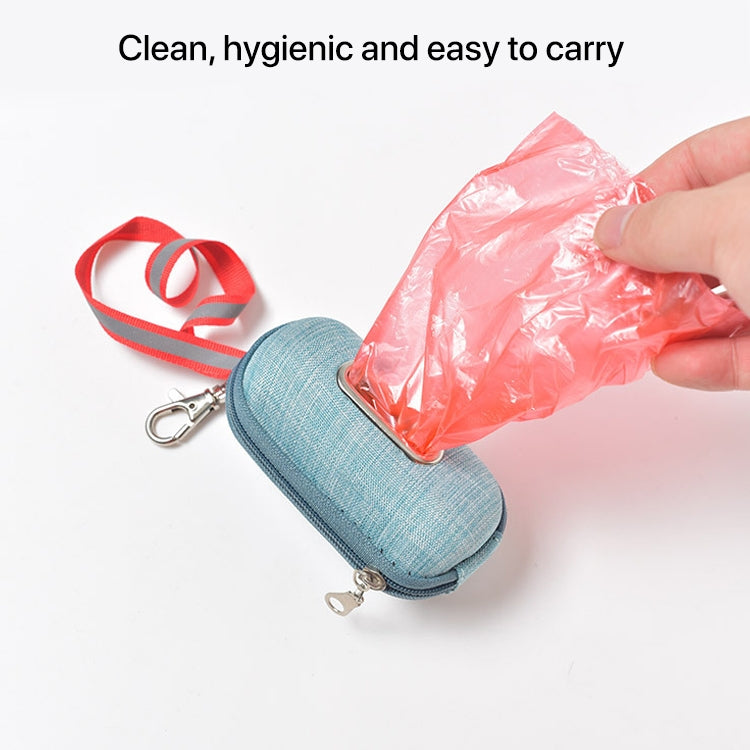 Pet Cleaning Supplies Linen Dog Picking Up Litter Box Garbage Bag Convenient Storage Box(Gray) by bashfashion