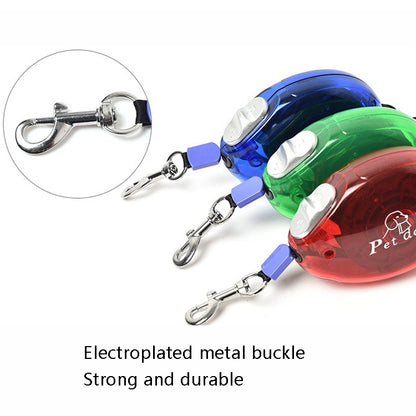 Dog Leash Automatic Retractable Seat Belt, Size: 2.5m(Red) by bashfashion