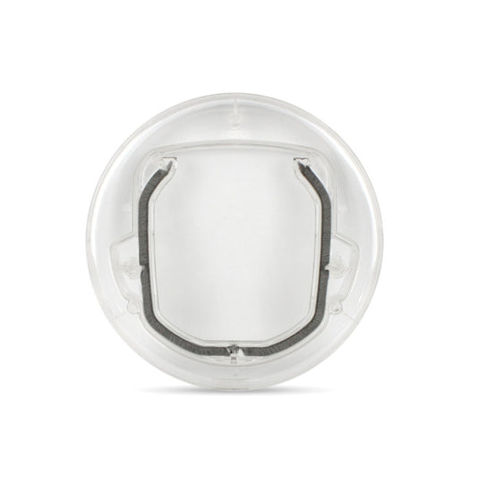 Pet Supplies PC Material Round Glass Door Cat Puppy Door Hole(Transparent) by bashfashion