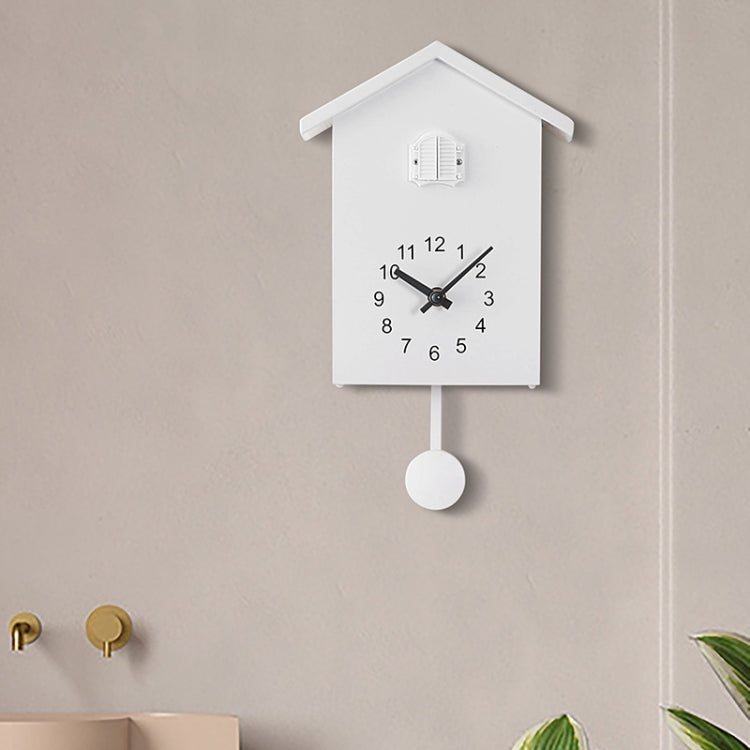 T60 Cuckoo Clock The Bird Reports On The Hour Clock, Colour: White by bashfashion