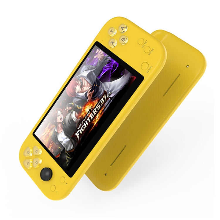 X20 LIFE Classic Games Handheld Game Console with 5.1 inch Screen & 8GB Memory, Support HDMI Output(Yellow) by bashfashion