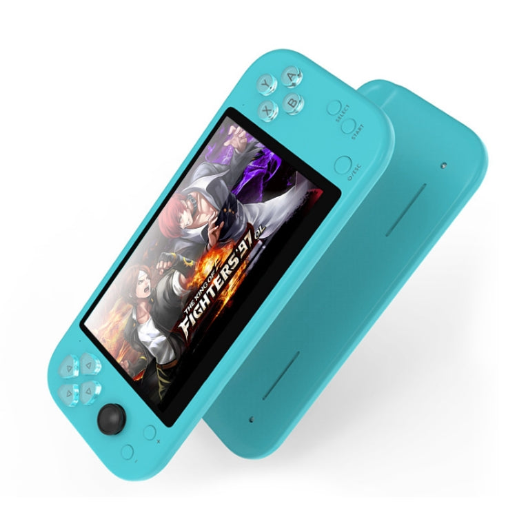 X20 LIFE Classic Games Handheld Game Console with 5.1 inch Screen & 8GB Memory, Support HDMI Output(Blue Green) by bashfashion