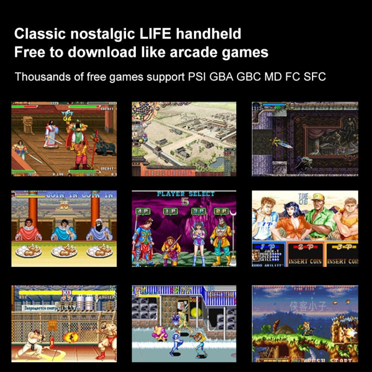 X20 LIFE Classic Games Handheld Game Console with 5.1 inch Screen & 8GB Memory, Support HDMI Output(Yellow) by bashfashion