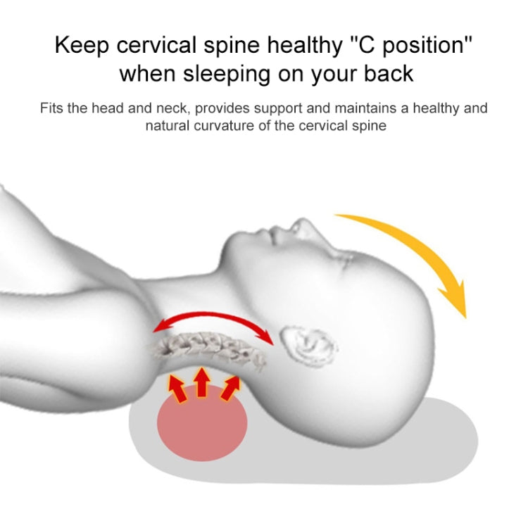 Butterfly Shape Memory Foam Snorked Pillow Slow Rebound Health Care Cervical Pillow, Dimensions: 62x34x12x6cm(Full Star Gold Dot) by bashfashion