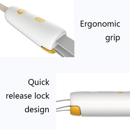 DL001 Small And Medium-Sized Dog Traction Rope Dog Elastic Rope(Yellow) by bashfashion