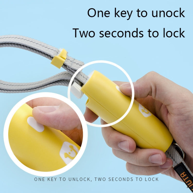 DL001 Small And Medium-Sized Dog Traction Rope Dog Elastic Rope(White) by bashfashion