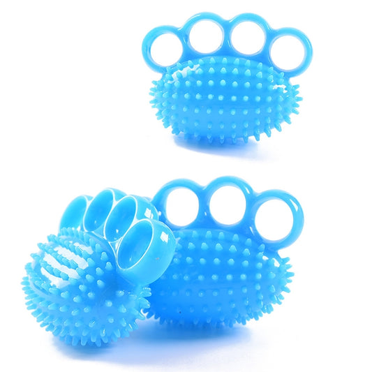 TPR Grip Ball Rehabilitation Hemiplegia Stroke Massage Finger Ball, Specification: Four Fingers by bashfashion