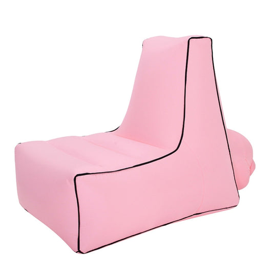 BB1082 Inflatable Sofa Inflatable Bed Outdoor Folding Portable Air Sofa Size: 85 x 80 x 75cm(Pink) by bashfashion