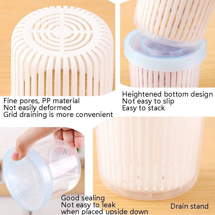 Onion Ginger Garlic Drainage Storage Box Kitchen Vegetable Plastic Storage Box Refrigerator Seal Storage Box by bashfashion