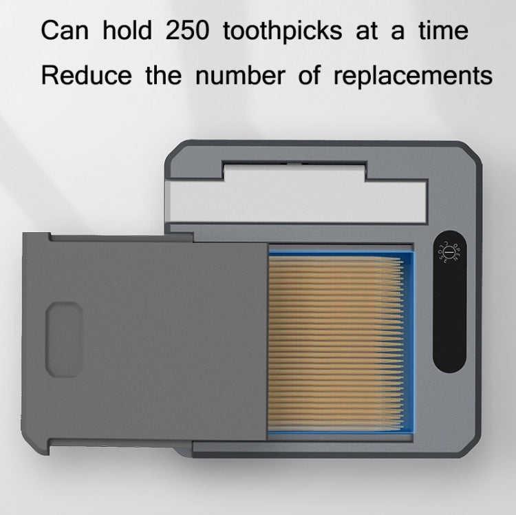 EXPED SMART Intelligent Induction Automatic Toothpick Box Household Restaurant Electric Toothpick Holder, Specification: Battery Version by EXPED SMART