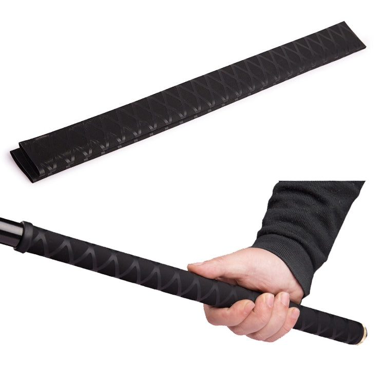 1m Fish Rod Heat Shrinkable Hand Handling Insulation Non-Slip Waterproof Sleeve, Specification: Diameter 22mm(Black) by bashfashion
