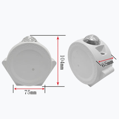 SC511 3 In 1 Watermark Starry Sky Projector Graffiti Smart Atmosphere Night Light, Light color: Black WiFi by bashfashion