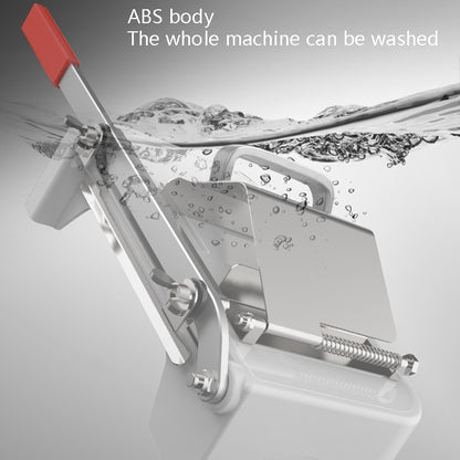 Lamb Slicer Household Manual Vegetable Cutter Meat Slicer(White) by bashfashion