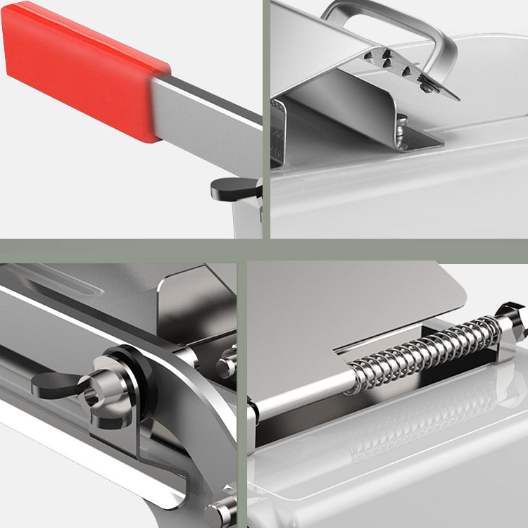 Lamb Slicer Household Manual Vegetable Cutter Meat Slicer(White) by bashfashion