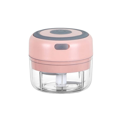 ZM-14 Household Mini Wireless Electric Garlic Masher, Colour: Pink 100ml by bashfashion