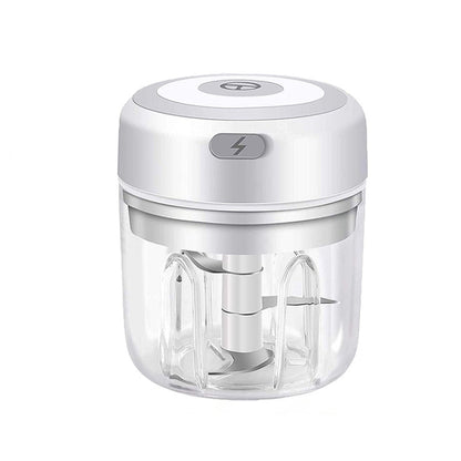 ZM-14 Household Mini Wireless Electric Garlic Masher, Colour: High Cup White 250ml by bashfashion