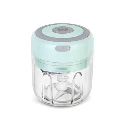 ZM-14 Household Mini Wireless Electric Garlic Masher, Colour: High Cup Green 250ml by bashfashion