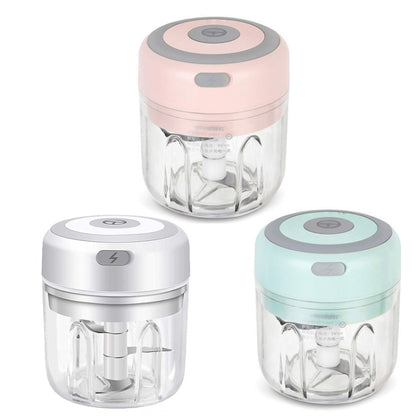 ZM-14 Household Mini Wireless Electric Garlic Masher, Colour: High Cup Pink 250ml by bashfashion