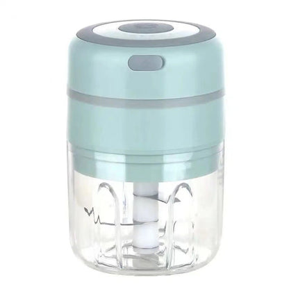 ZM-14 Household Mini Wireless Electric Garlic Masher, Colour: Green Big Power 250ml by bashfashion