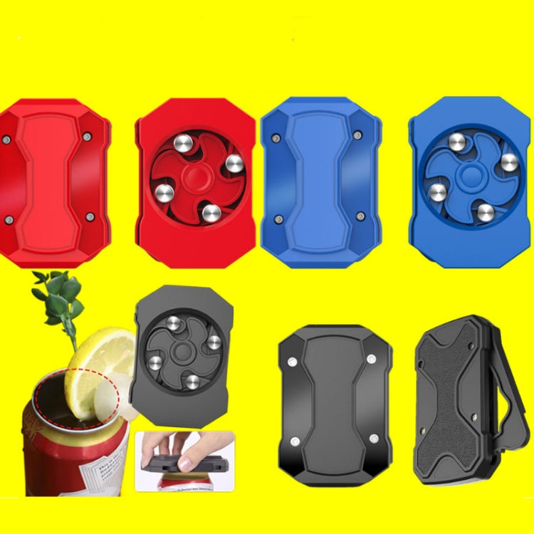 2 PCS Can Opener Beer Beverage Can Opener Quick Bottle Opener(Red) by bashfashion