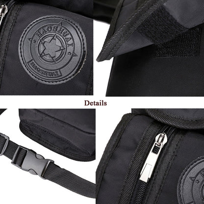 HaoShuai 325 Multi-Function Nylon Leg Bag Mountaineering Outdoor Travel Sports Convenient Waist Bag(Blue) by bashfashion