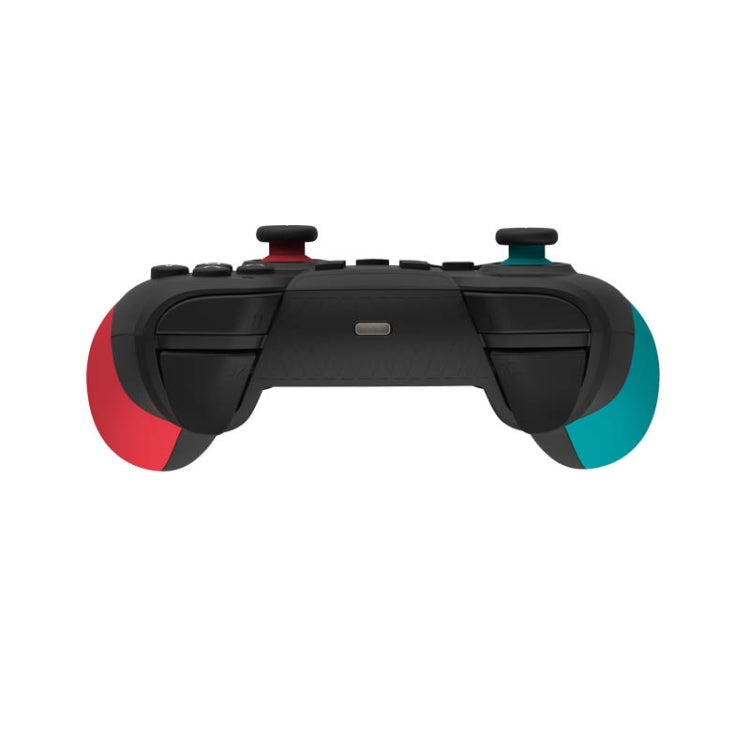 T23 Wireless Bluetooth Game Handle With Vibration And Wake Up Macro Programming Function Handle For Nintendo Switch PRO(Pink Green) by bashfashion