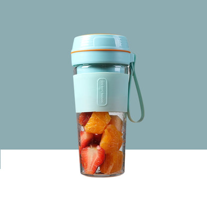 FS1300 Mini Juicer Home Portable Cooking Machine Student Juice Cup Juicer, Colour: Gem Blue Four Blade by bashfashion