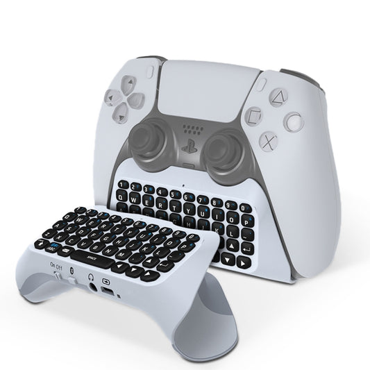 JYS-P5121 Bluetooth Wireless Handle Keyboard Can Chat Voice External Keyboard Suitable For PS5, Note: Without Handle by bashfashion