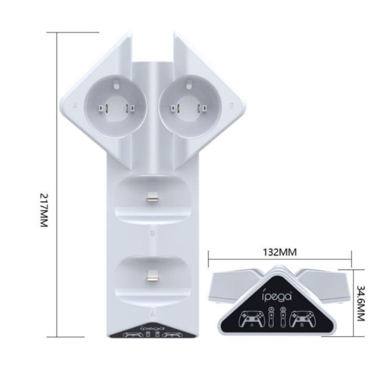 Ipega PG-P5011 Triangle Beast Charger Handle Charger For PS5 / PS MOVE by ipega