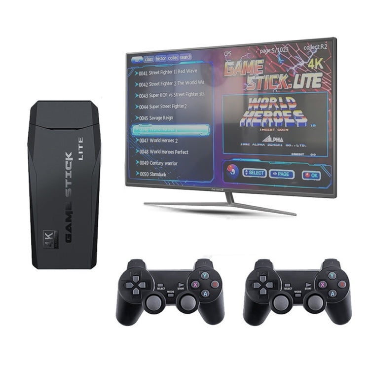 M8 Wireless HDMI Arcade Game Home TV Mini Game Machine with 2 x GamePads 32G Memory by bashfashion