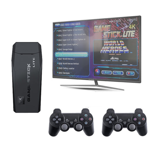 M8 Wireless HDMI Arcade Game Home TV Mini Game Machine with 2 x GamePads 32G Memory by bashfashion
