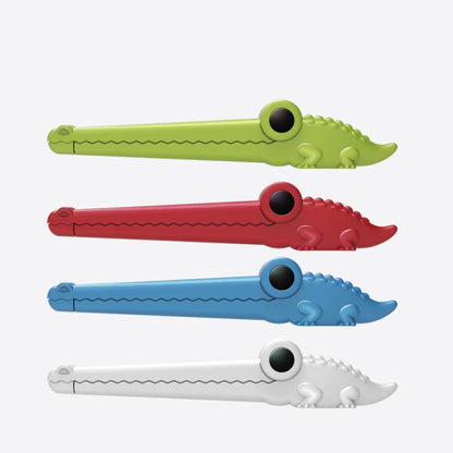 Cartoon Animal Sealing Clip Moisture-Proof Sealing Clip Kitchen Food Preservation Snack Milk Powder Clip(D921 Crocodile) by bashfashion