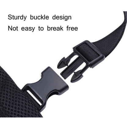 Dog Going Out Foldable On Chest Backpack Pet Carrier Bag, Colour: Blue Denim (Four Seasons)(M) by bashfashion