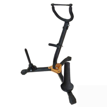 Saxophone Bracket Folding Elbow Flute Clarinet Clarinet Hanger(2 Flute / Black Pipe Bracket) by bashfashion