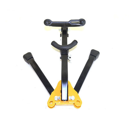 Saxophone Bracket Folding Elbow Flute Clarinet Clarinet Hanger(1 Flute / Black Tube Bracket) by bashfashion