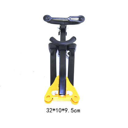 Saxophone Bracket Folding Elbow Flute Clarinet Clarinet Hanger(1 Flute / Black Tube Bracket) by bashfashion