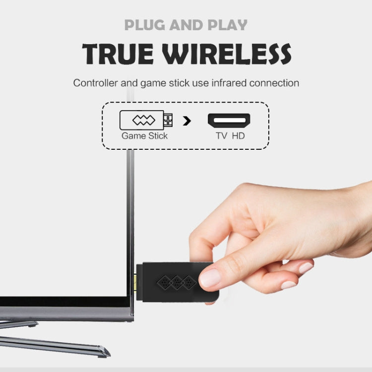 Mini Wireless Doubles HD TV Game Machine, Product color: Y2 FIT Somatosensory Version (830 Games) by bashfashion