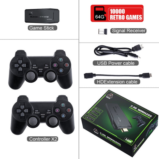 Y3 Lite Wireless Doubles HD Game Console, Product color: 64G 10,000 Games by bashfashion