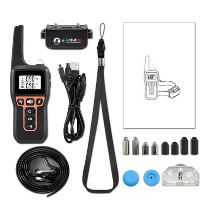 PaiPaitek PD529 Remote Control Dog Training Device Voice Control Anti-Barking Device Dog Training Device(Yellow) by PaiPaitek