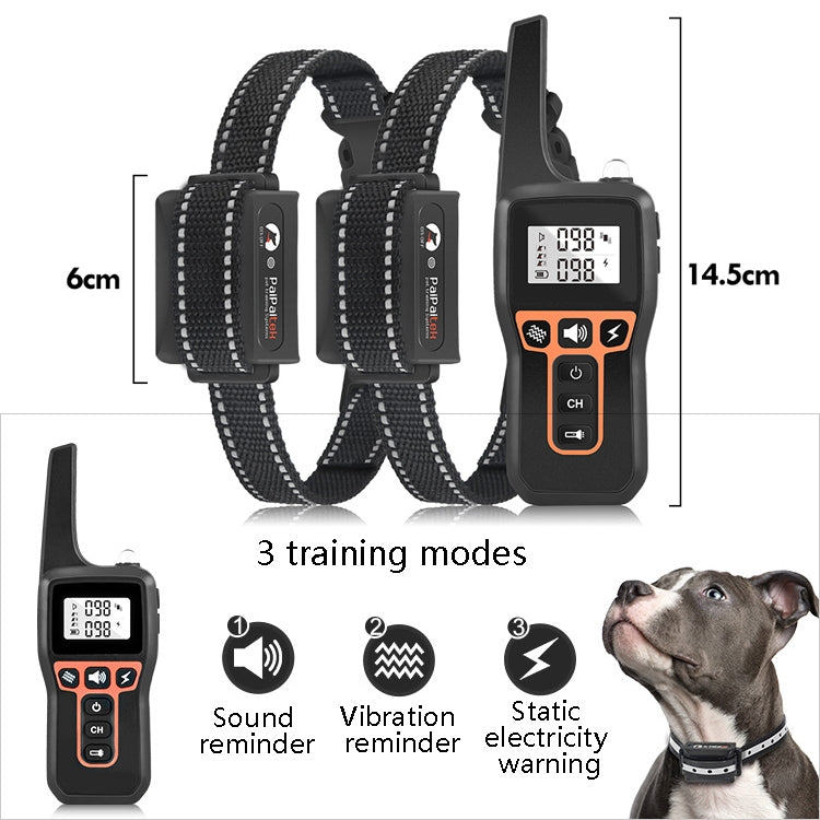 PaiPaitek PD529-2 Remote Training Dog Device Pet Training Supplies Anti-Barking Training Equipment by PaiPaitek