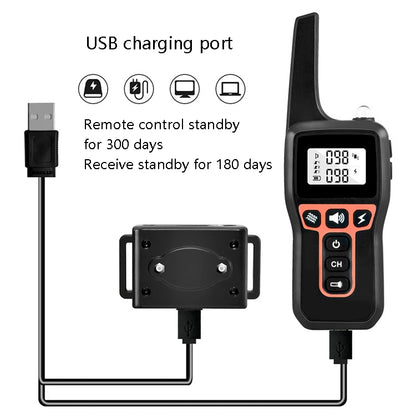 PaiPaitek PD529-3 Remote Control Dog Training Device Voice Control Barking Stopper Electronic Collar Dog Training Device by PaiPaitek