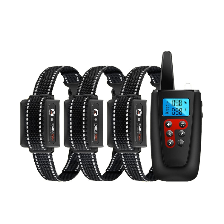 PaiPaitek PD526-3 Anti-Barking Device Dog Electric Shock Collar Training Dog Remote Control Pet Training Equipment by PaiPaitek